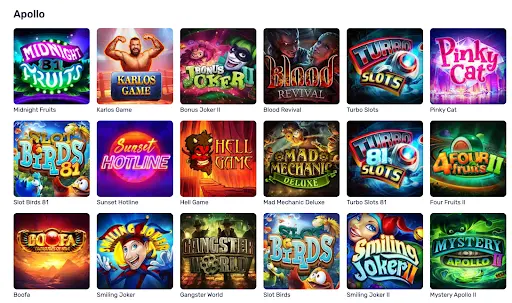 forbes automaty — široká nabídka slotů od ovocných klasik po moderní hry s bonusy. Výběr herních automatů forbes, včetně Midnight Fruits, Karlos Game, Bonus Joker II, Blood Revival, Turbo Slots, Pinky Cat, Slot Birds 81, Sunset Hotline, Hell Game, Mad Mechanic Deluxe, Turbo Slots 81, Four Fruits II, Boofa, Smiling Joker, Gangster World, Slot Birds, Smiling Joker II a Mystery forbes II.