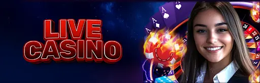 Forbes Casino — Live Casino s Krupiéry v Reálném Čase Promo banner Forbes Casino Live Casino s usměvavou krupiérkou, ruletovým kolem a hracími kartami v pozadí.