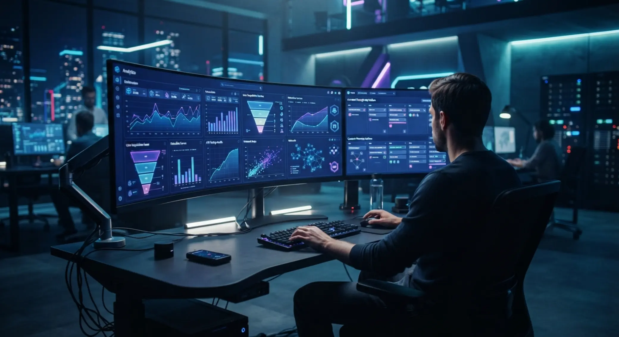 Digitální dashboard se statistikami a analytikou pro iGaming a SEO strategii
