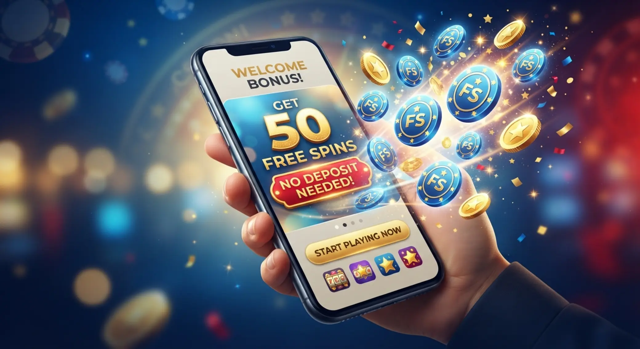 Mobilní no deposit bonus a free spiny Mobilní free spiny a bonus bez vkladu na telefonu